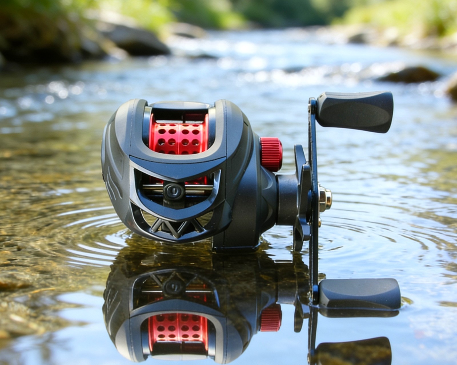 Graywolf Shallow SL — BFS Reels – SHALLOW SPOOL – LHW/RHW – BAIT FINESSE – RED