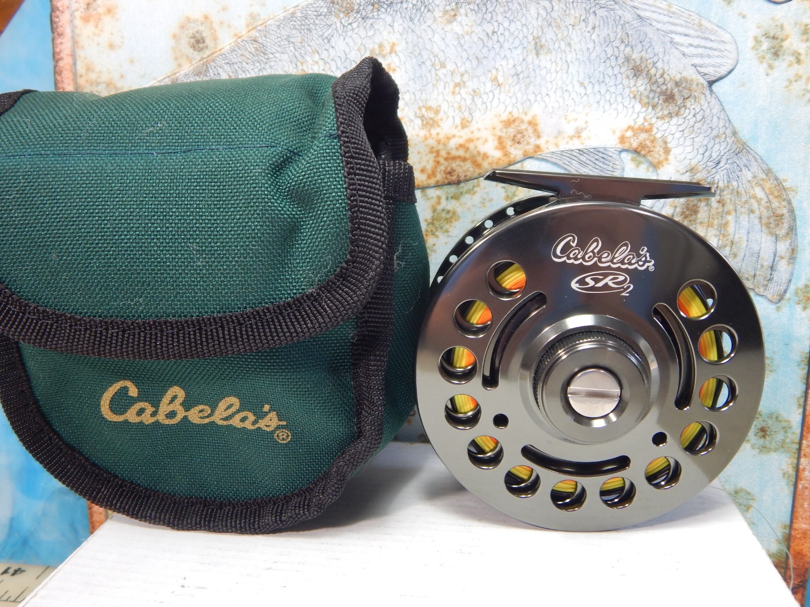 Cabellas fly reel SR2 7-9 wt. Speed Retrieve, Discontinued model,
