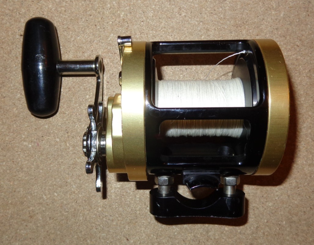 Penn Senator 3/0 Reel With Black Accurate AccuFrame Gold AccuPlates Conversion