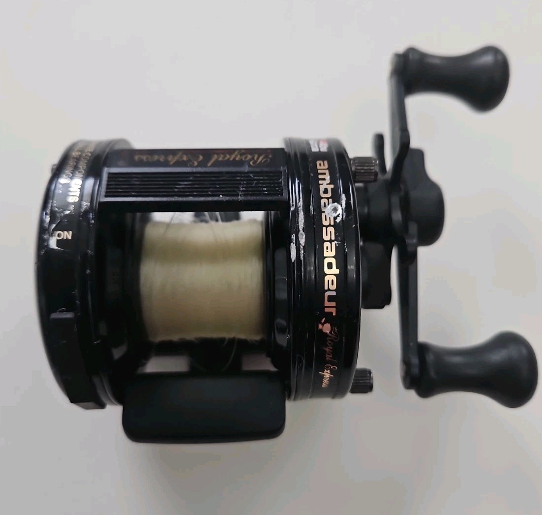 Vintage Abu Garcia Ambassadeur 6.3:1 royal express II Right Hand Reel