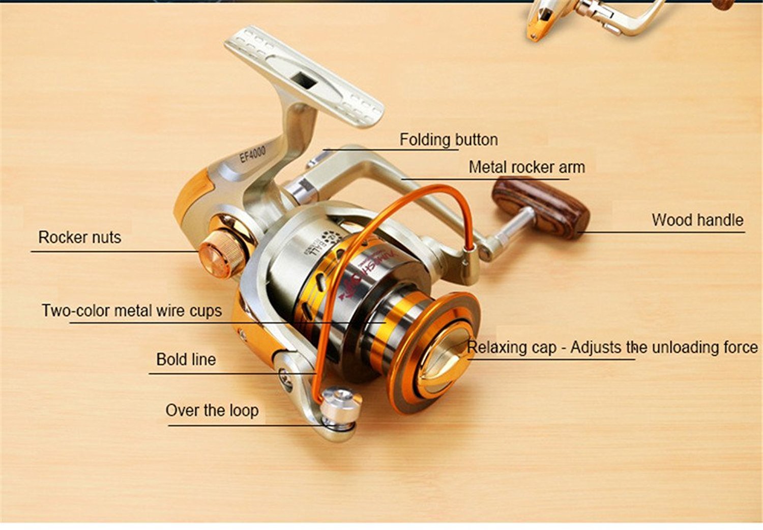 Left/right Hand 12BB Ball Bearing Saltwater Freshwater Fishing Spinning Reel EF