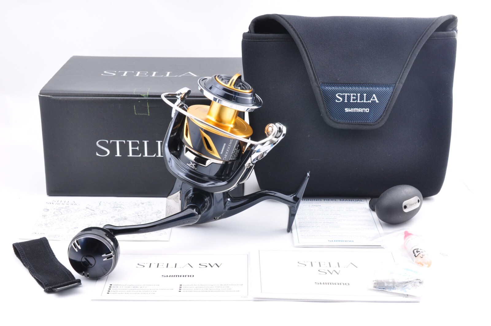 Shimano 19 Stella SW 10000PG Spinning Fishing Reel Near Mint From Japan #967 VTR