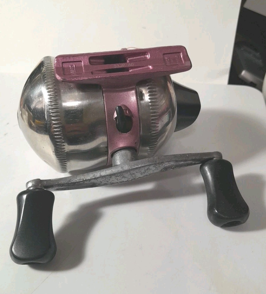 Zebco 33 Casting Reel, Authentic Since 1954, Purple