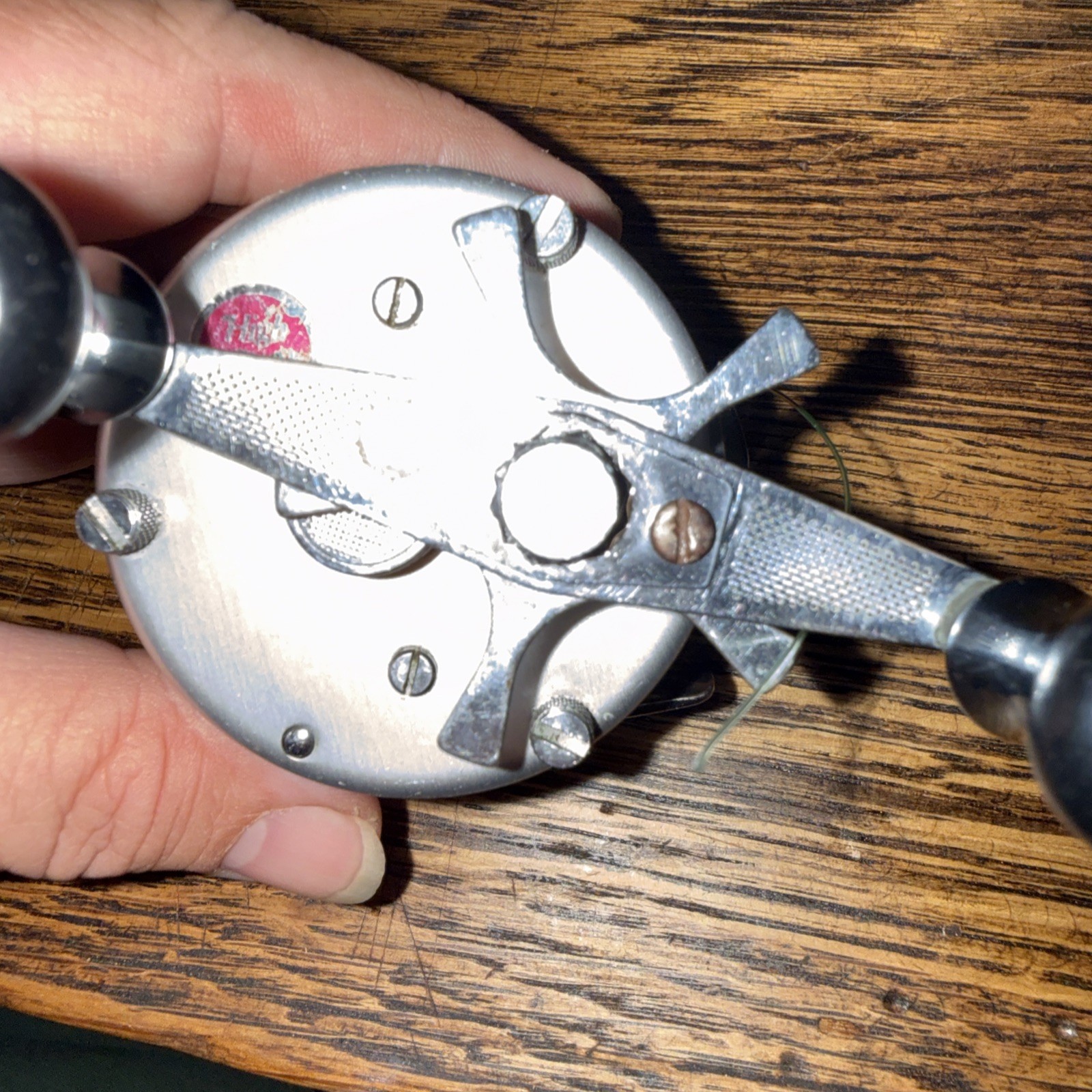 Vintage Abu Garcia Ambassador 4500C # 770400 Fishing Reel Silver Works great