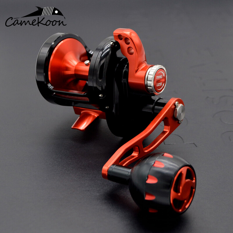 CAMEKOON Trolling Reels up to 66LB Lever Drag Deep Sea Saltwater Jigging Fishing