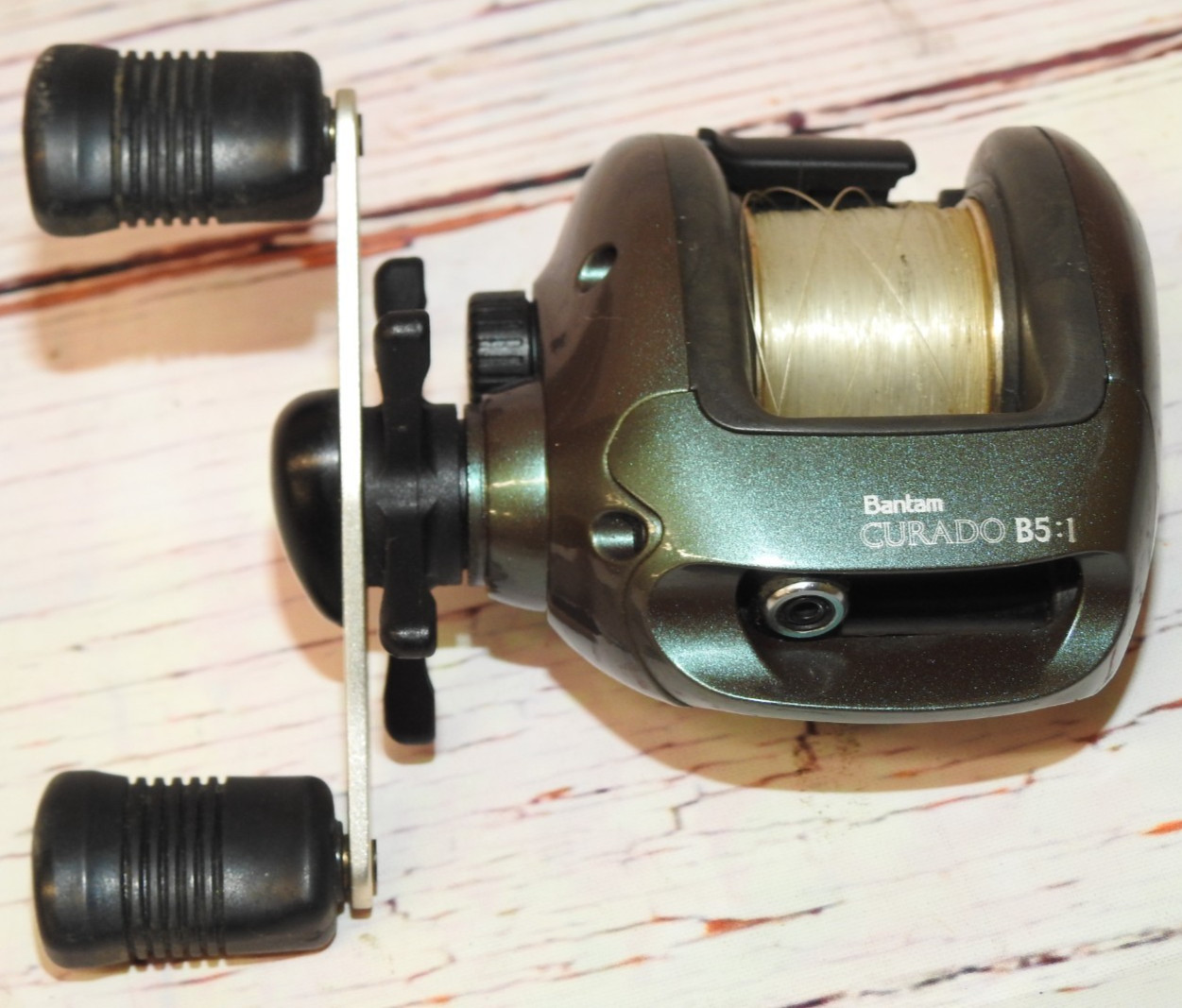 vtg Shimano Bantam Curado Right Handed CU-200B5 5BB Baitcast Reel