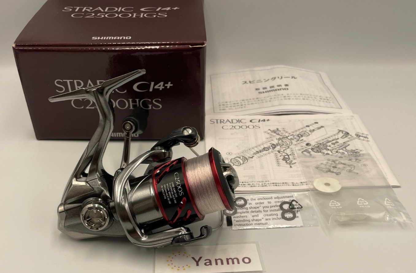 Shimano 16 Stradic CI4+ C2500HGS Spinning Fishing Reel W/Box Gear Ratio 6.0:1