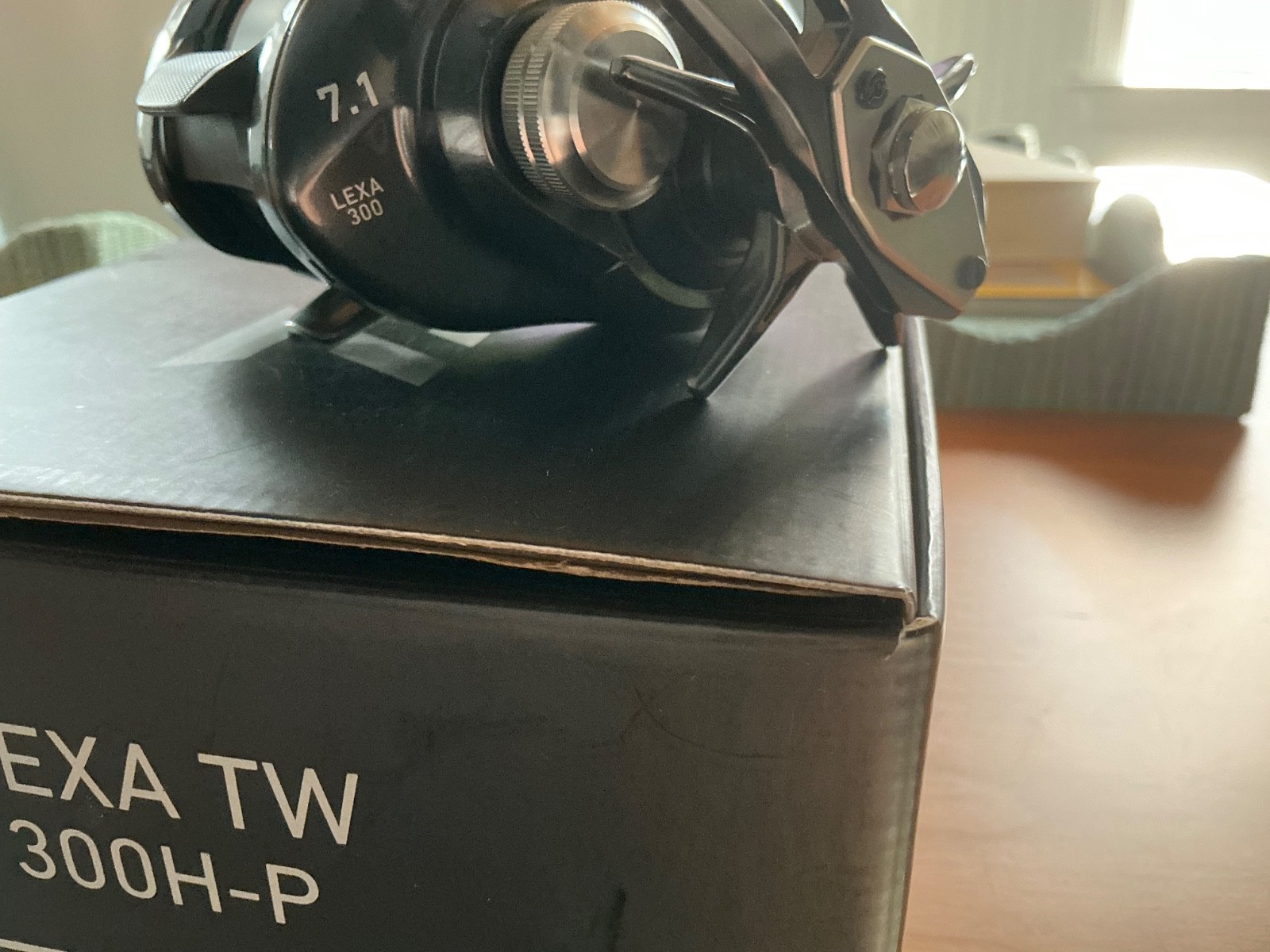 Daiwa Lexa TW 300H-P Baitcasting Reel w/Braid, in Box, Used Once, Excellent