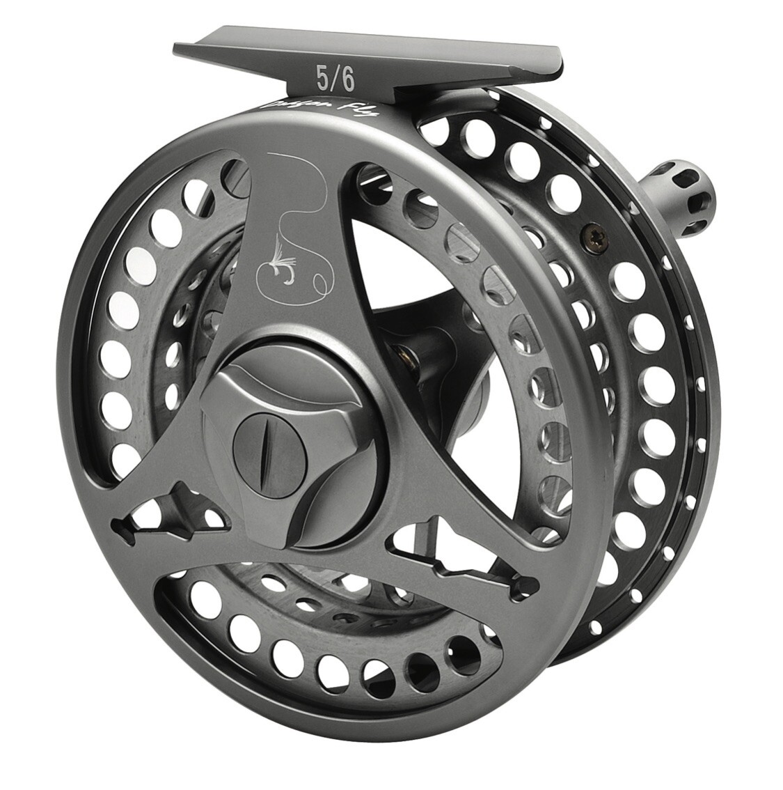 Eagle Claw W&M DragonFly Reel 3/4 Gun Metal NIB Super Large Arbor.