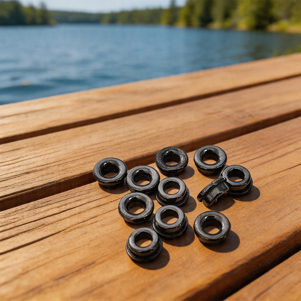 Metal Fishing Reel Guide Ring for DAIWA PD106 PR100 Baitcasters Black 1 Piece