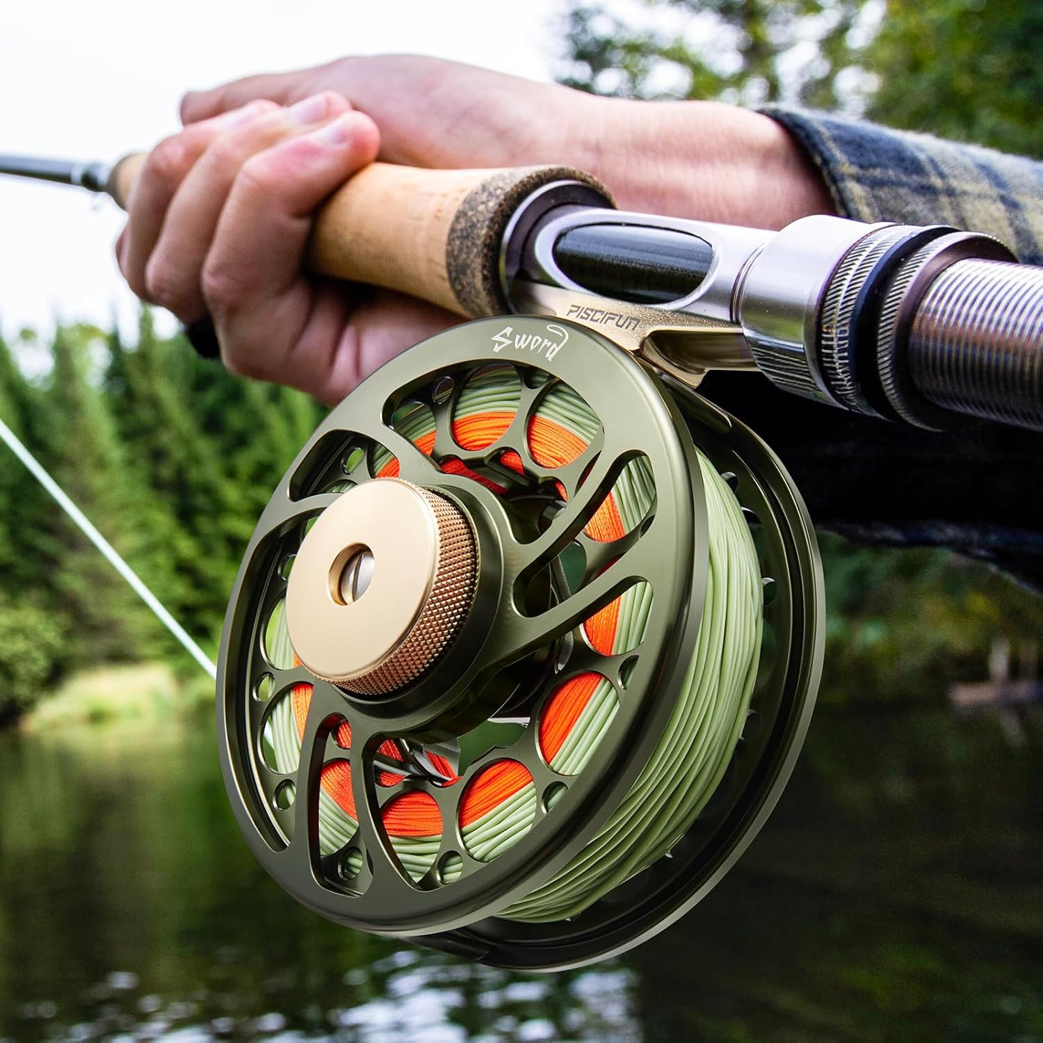Sword Fly Fishing Reel, Cnc-Machined Aluminum Alloy Fly Reel