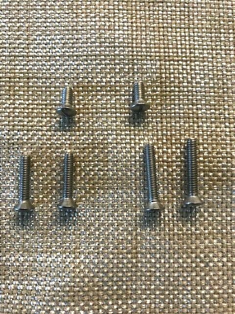 Newell 220, 229 & 235 Complete Stainless Steel Side Plate Screw Kit