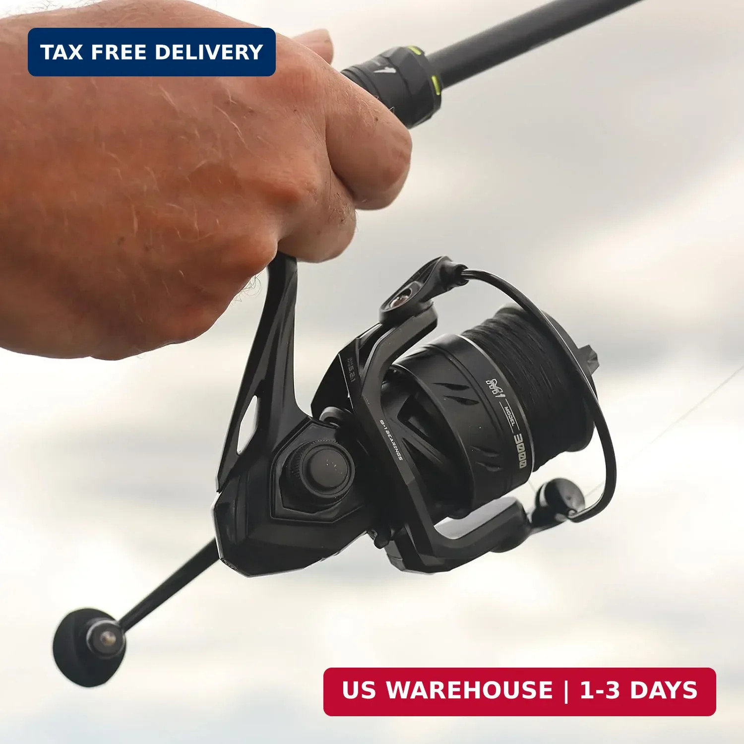 Handing M1 Spinning Reel Freshwater Fishing Reel, 9+1 Ball Bearings for Smooth P