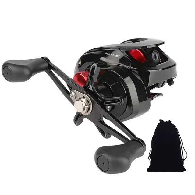 Baitcasting Reels 6.3/7.2:1 8KG Max Drag Fresh Saltwater Fishing Reel L/R Hand
