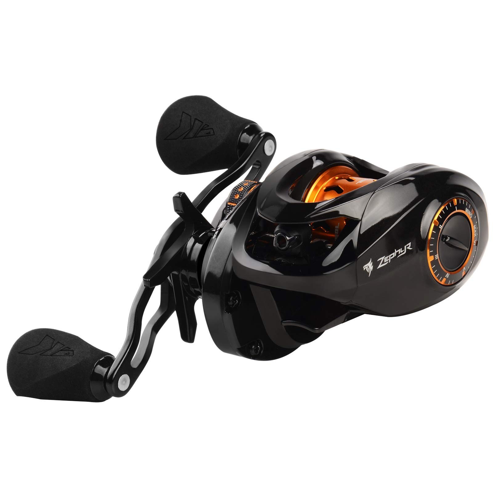 KastKing Zephyr BFS Baitcasting Reel, Carbon Fiber BFS Fishing Reel – Drag Cl…