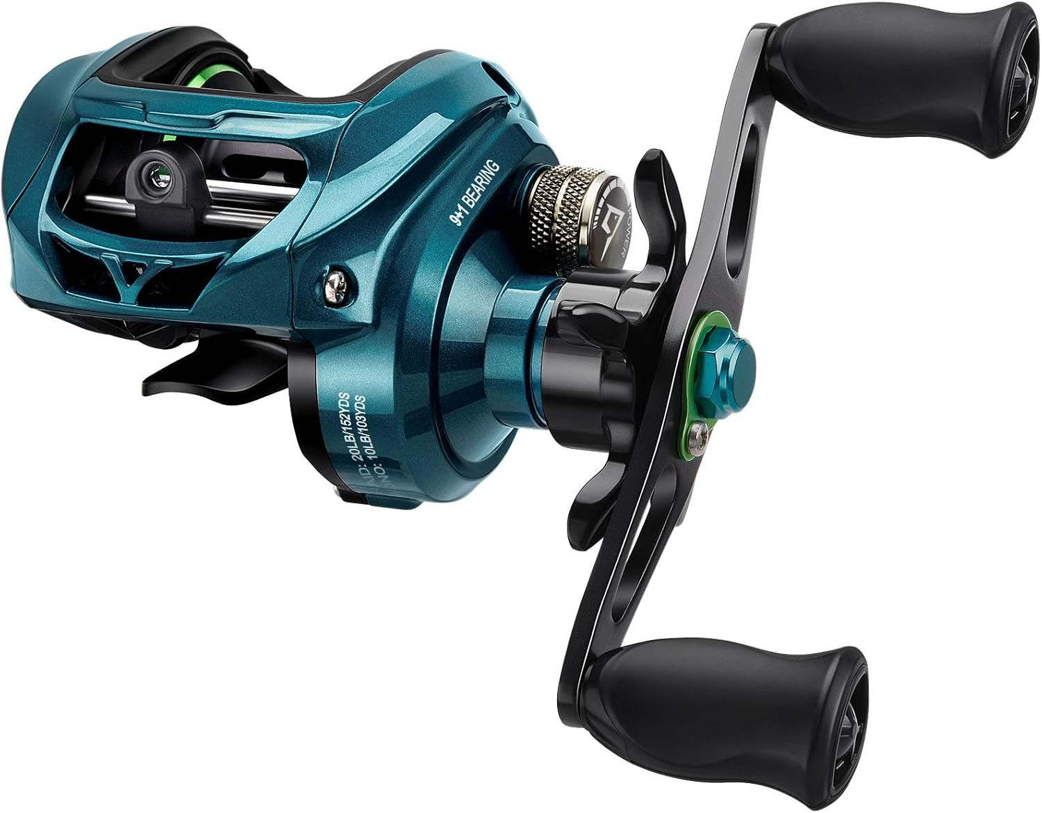 Ultra-Light Baitcasting Reel, 5.5 Oz Compact Low Profile Baitcaster, 7.1:1 Gear