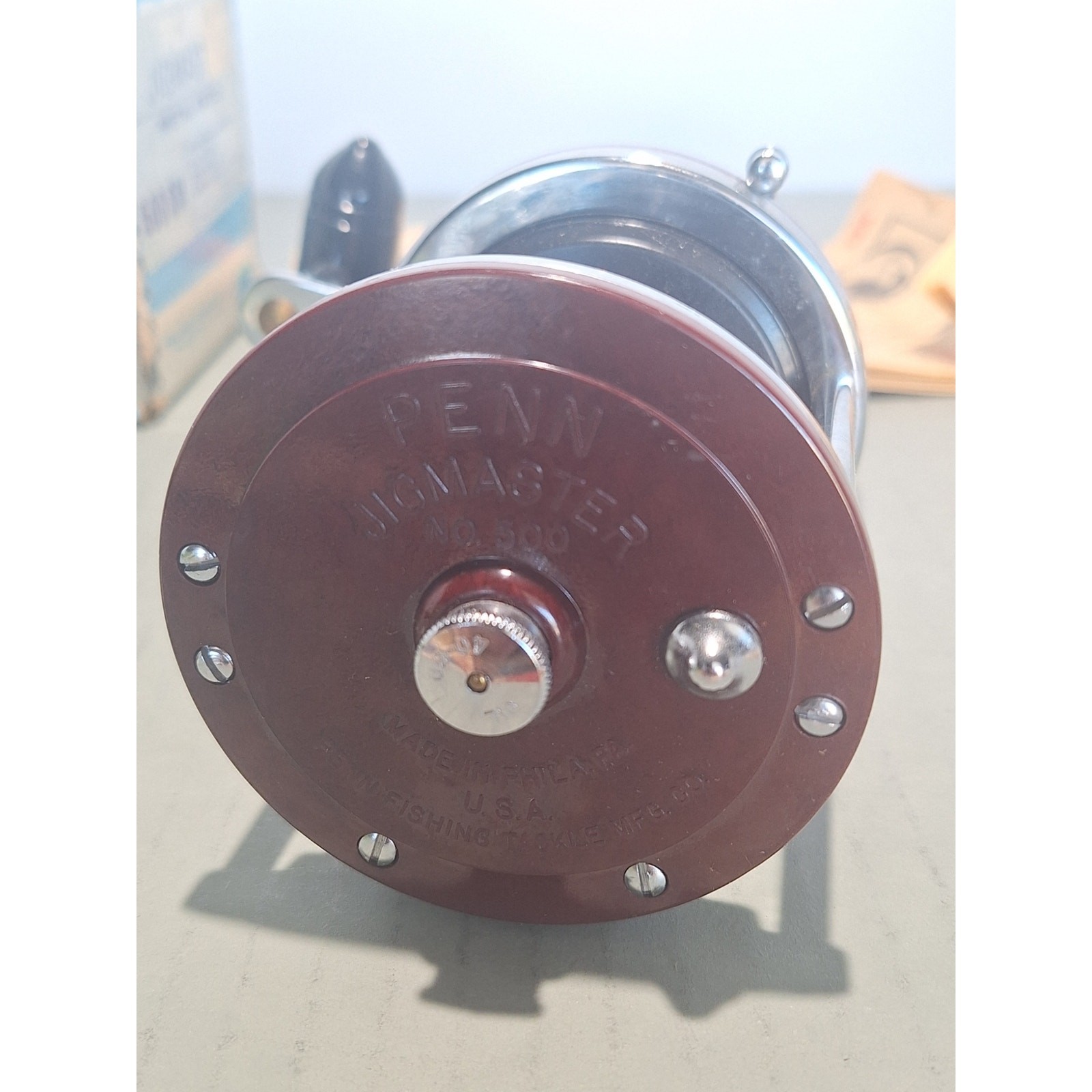 Penn Jigmaster 500SM Fishing Reel Metal Spool NOS CIB w/ Box Papers USA- LOOK!