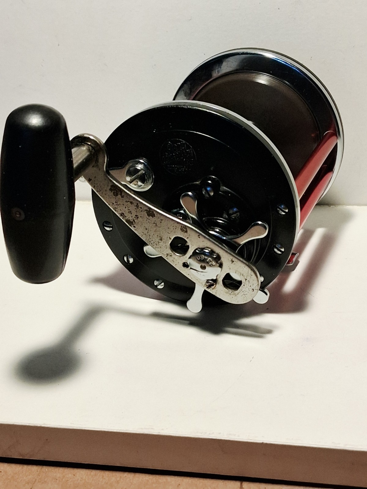 Penn Reels, Long Beach 68, 4/0 wide Aluminum spool reel. Vintage. U.S.A Made.