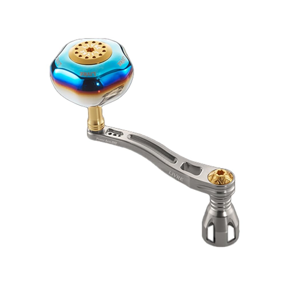 LIVRE 10034 PowerArm 88 DAIWA 8000-14000 Titanium & Gold 88mm Long Handle
