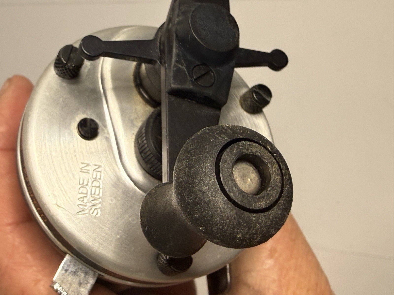 Vintage Abu Garcia Ambassadeur 5500C Silver Casting Reel RH Retrieve