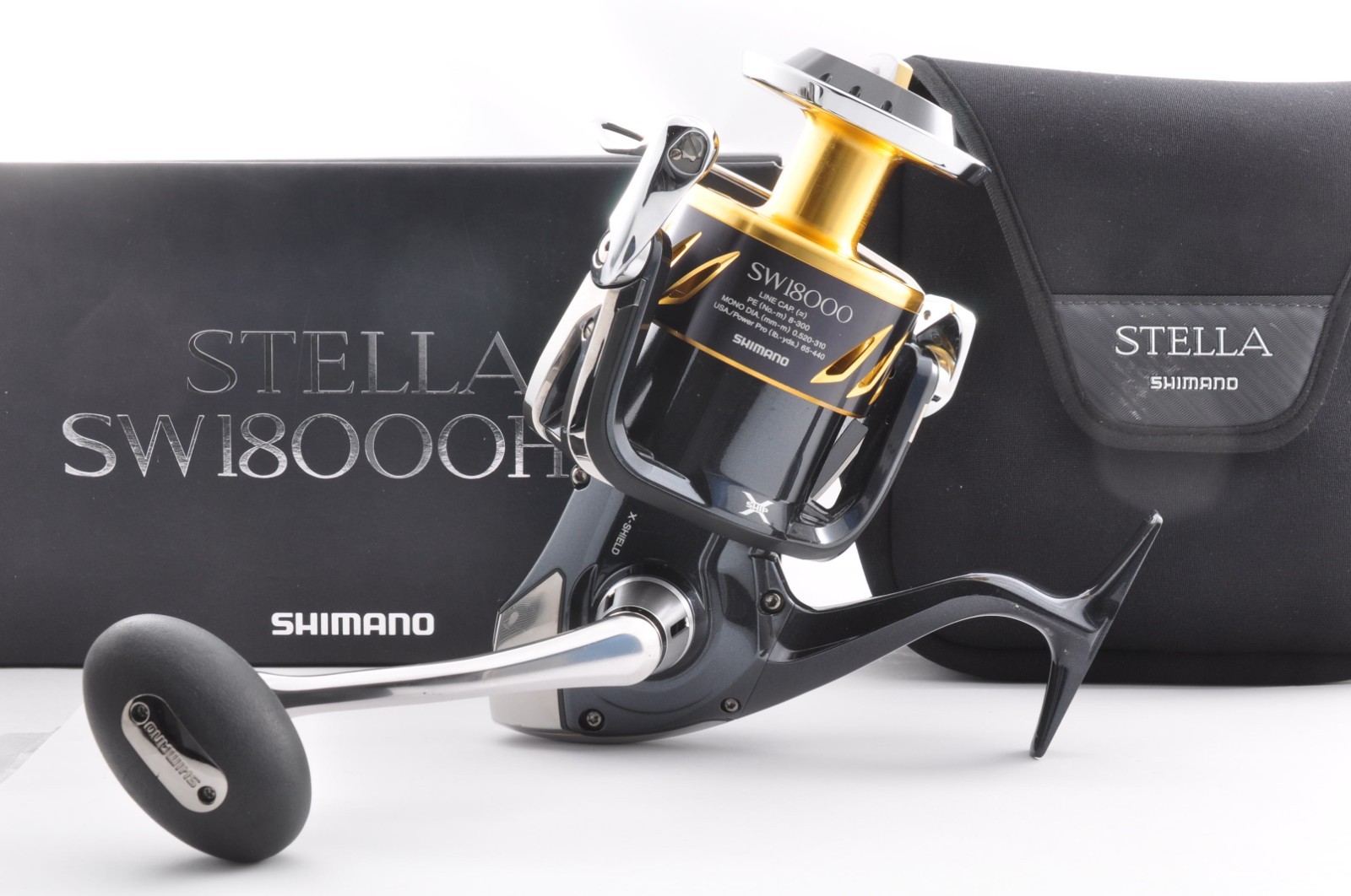 Shimano 13 Stella SW 18000HG Spinning Reel Near Mint Big Game from Japan VTR 3