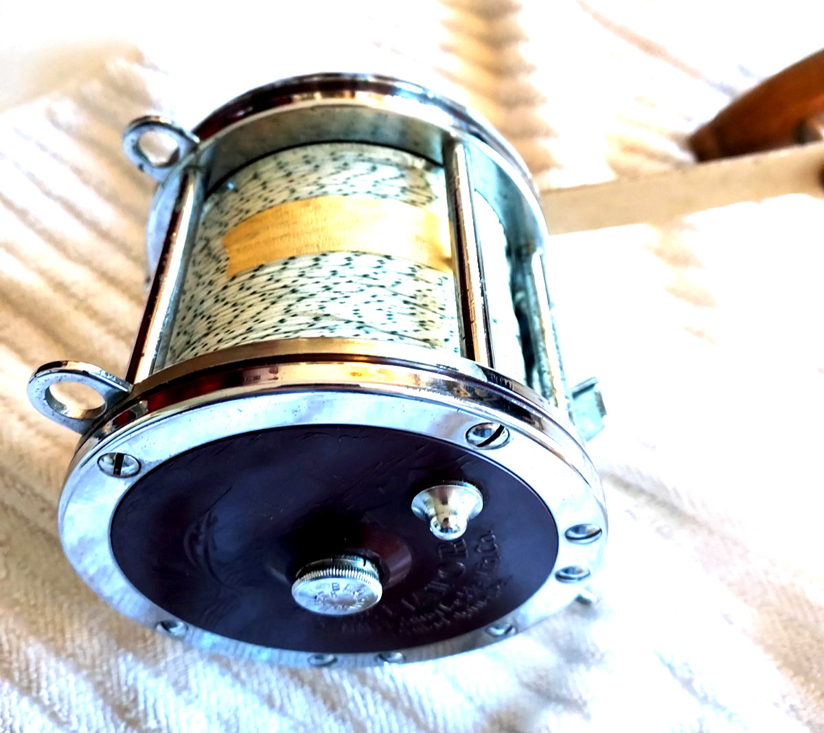 PENN SENATOR 114 H 6/0 USA, 6″ HANDLE, GREAT CONDITION SALT WATER FISHING REEL