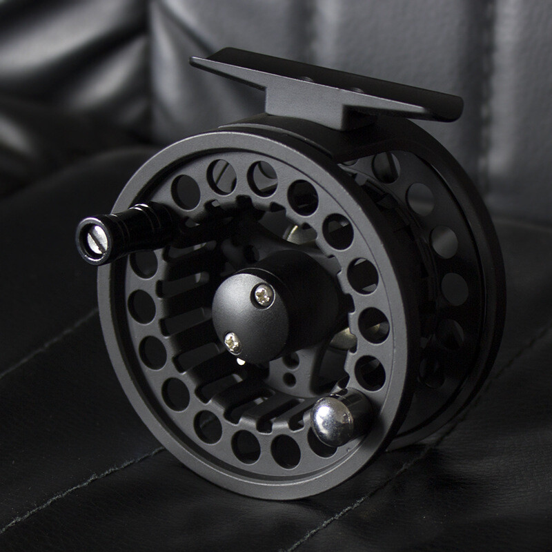 Fly Fishing Reel 3/4 Metal Aluminium Alloy Lightweight Ice Fishing Reel