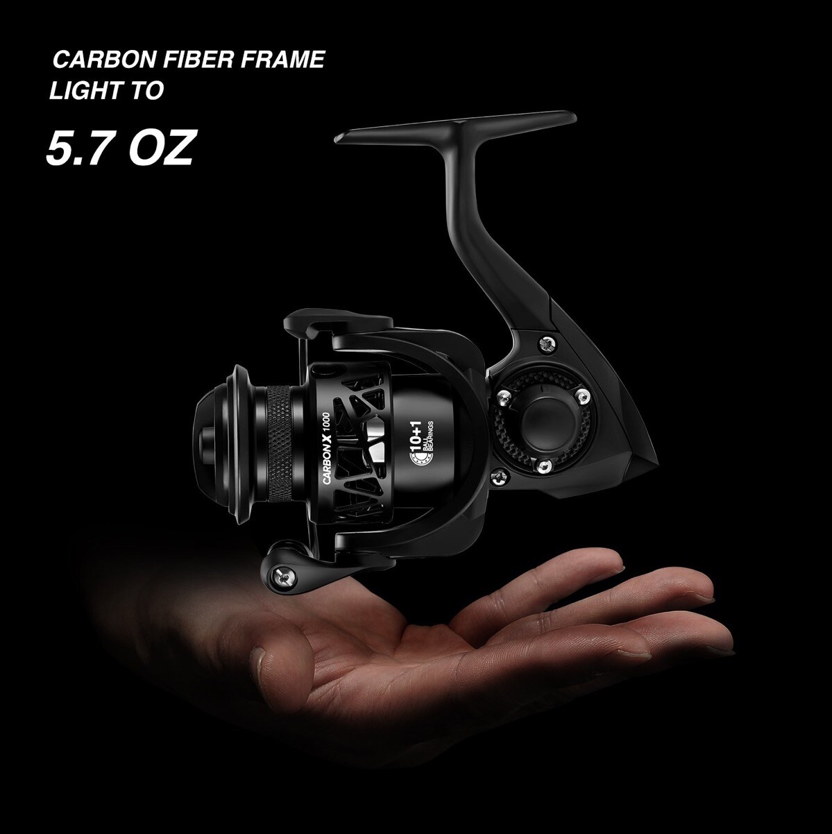 Piscifun Carbon X Spinning Fishing Reel Light 1000 – 4000, 6:2:1 & Spare Spools