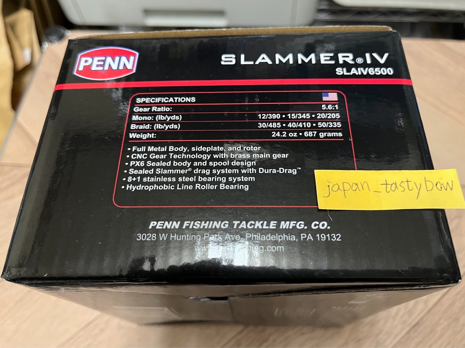 PENN SLAMMER IV 6500 Spinning Reel Fishing