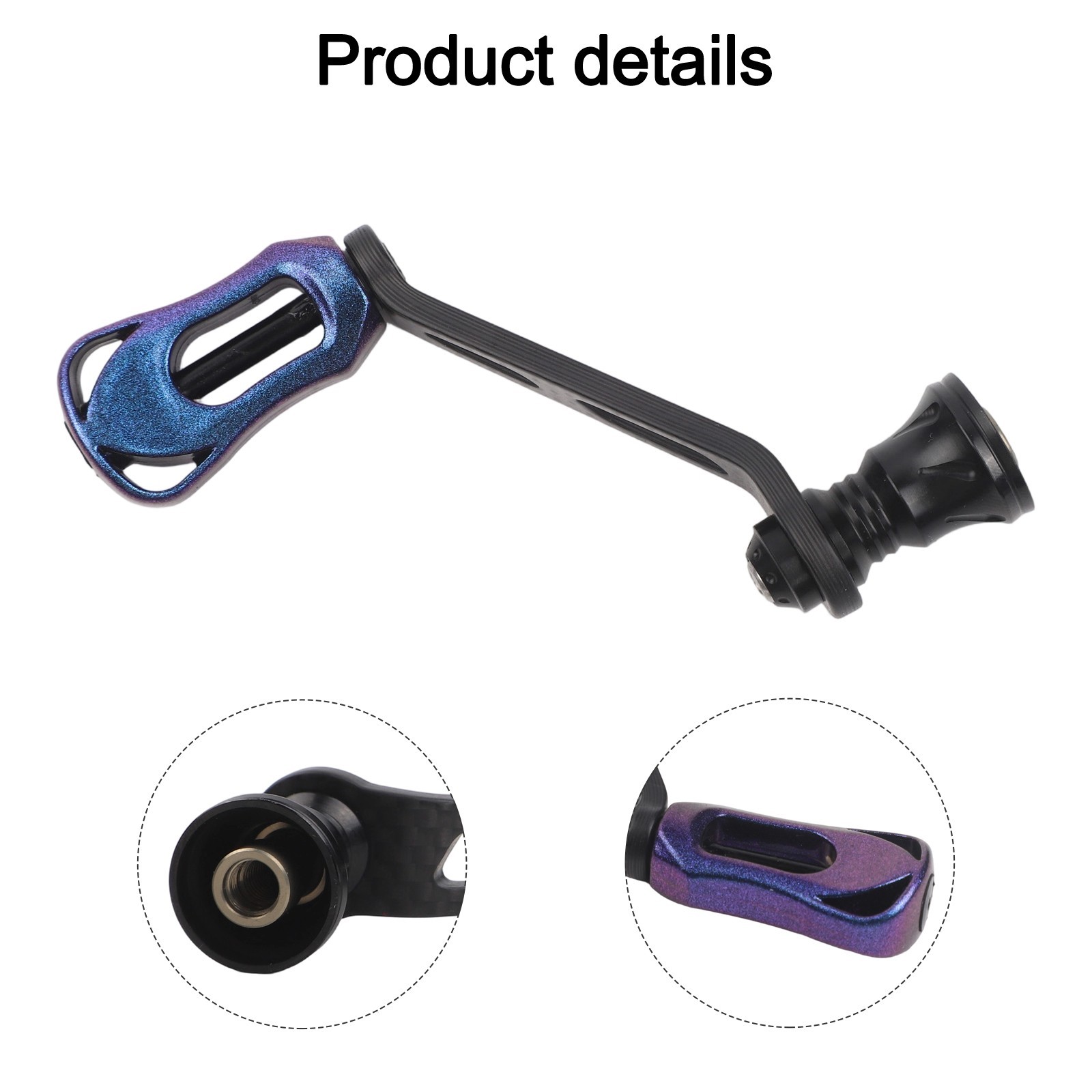 For DAIWA For FUEGO 70MM Carbon Fiber Single Handle for Reel Accessory