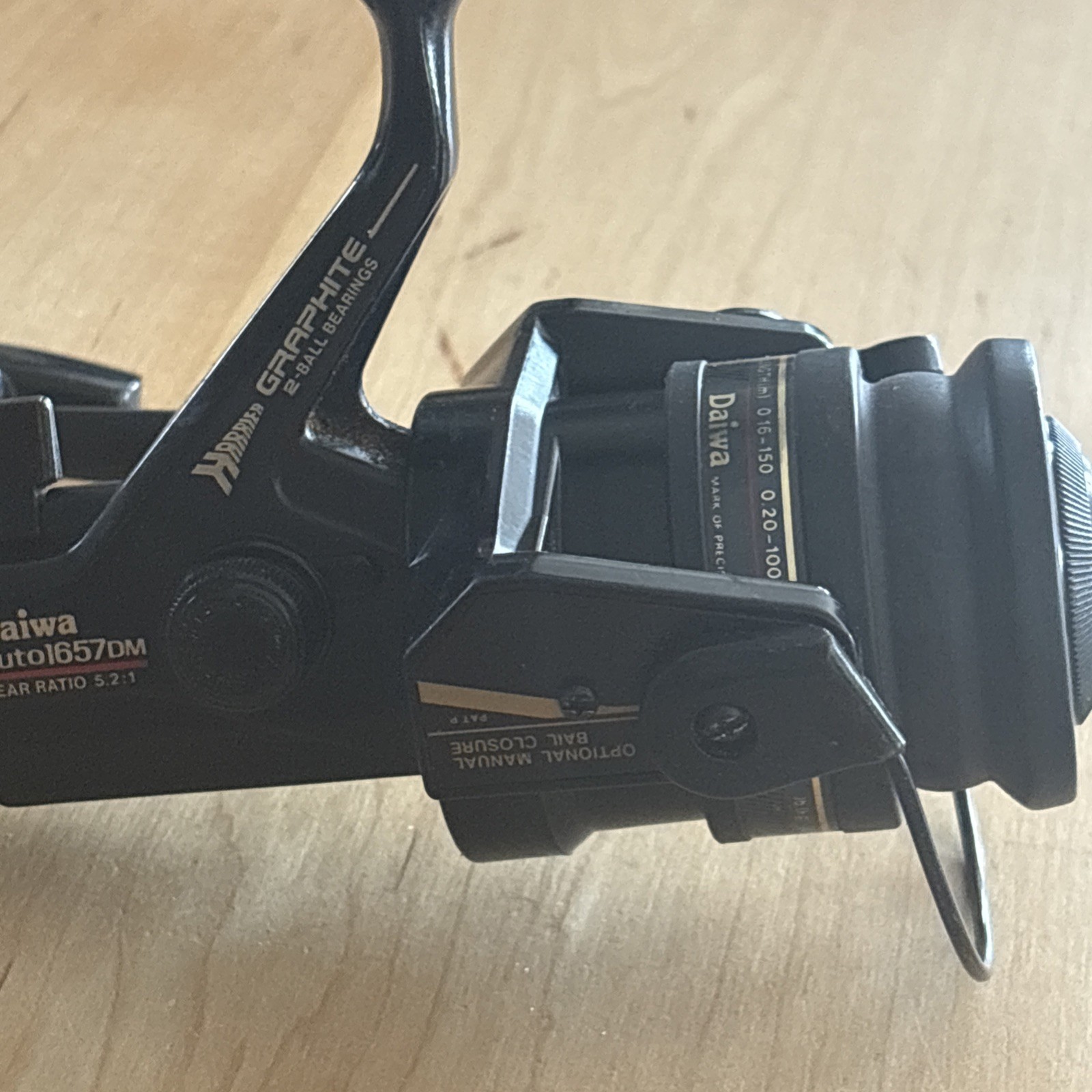 Daiwa 1657DM Match Fishing Auto Bail Reel, High Speed Retrieve, Good Condition