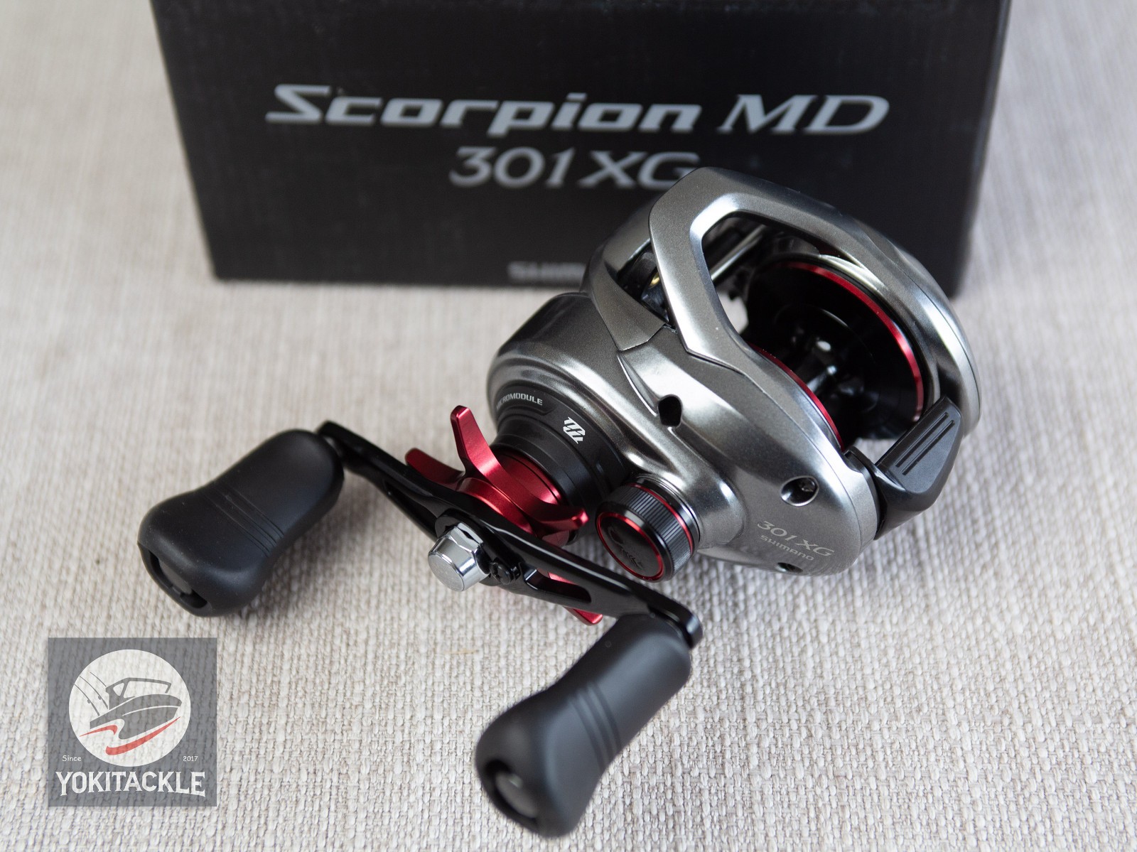 Watch Our Product Video-Shimano 21 SCORPION MD 301XG left 7.9 Casting Reel