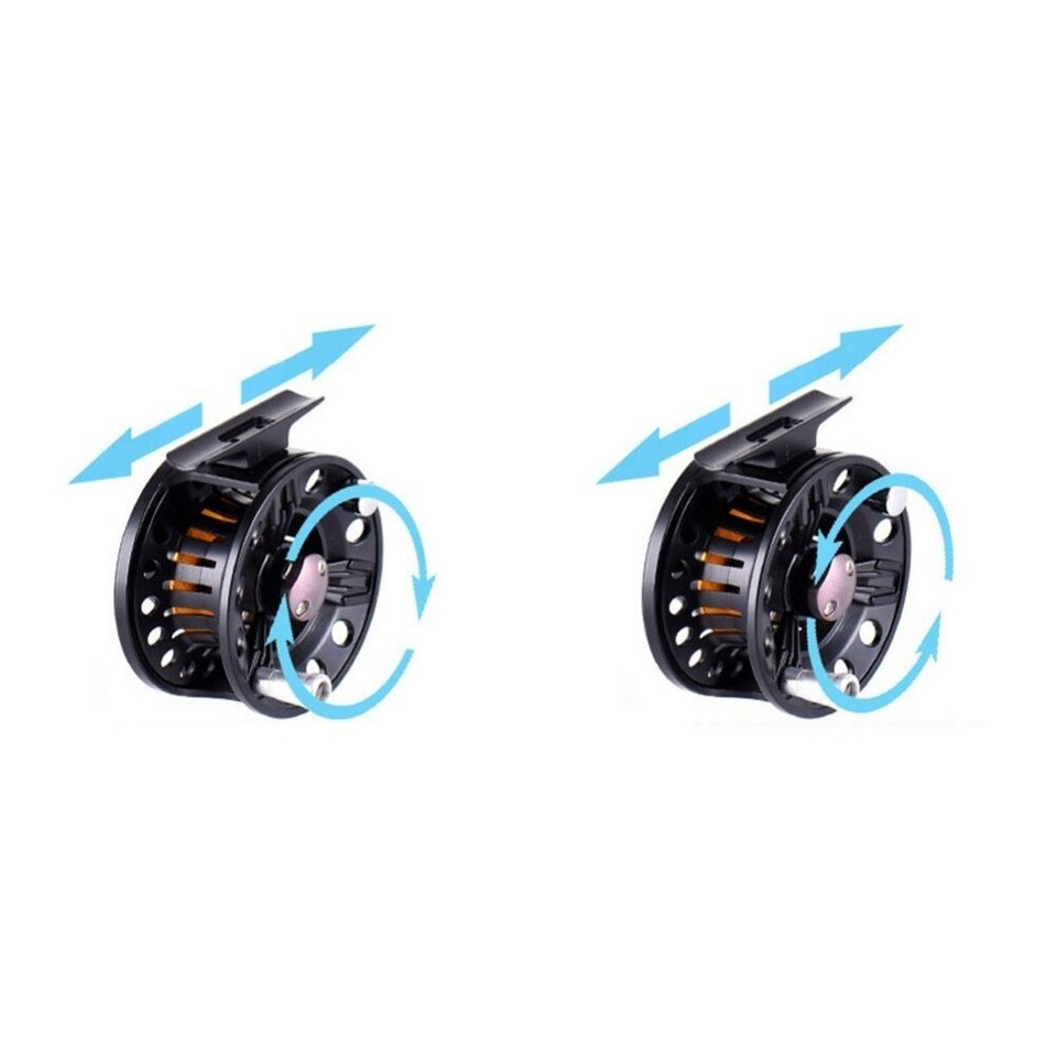 Fly Ice Fishing Reel Gear Metal Structure Wheel Fishing Tackle