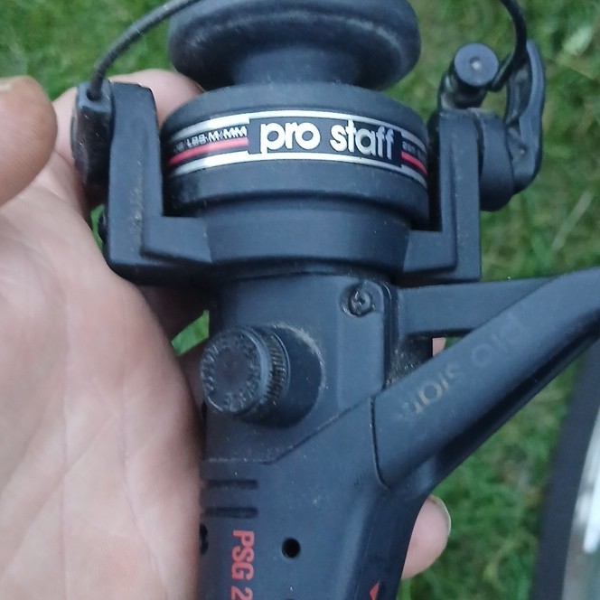 Zebco Pro Staff PSG20 Size 20 Spinning Reel 4.9:1 2BB Front Drag Black