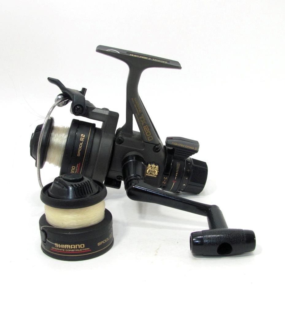 Shimano TX120Q Spinning Reel Quickfire II Fightin Drag R2 Spool Graphite Fishing