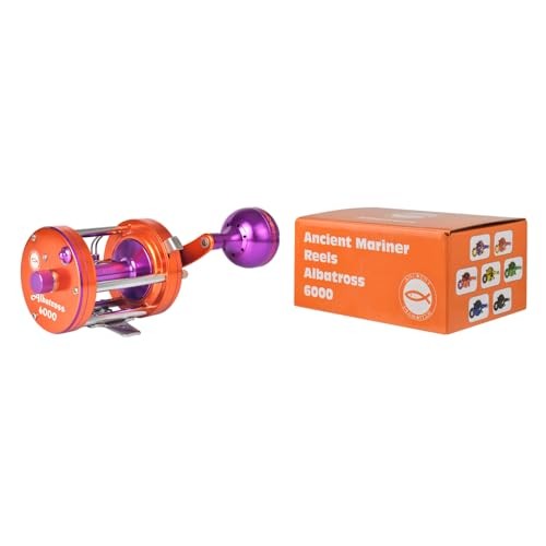 Albatross 6000 Catfish Reels, Conventional A: Right – Orange – Albatross 6000
