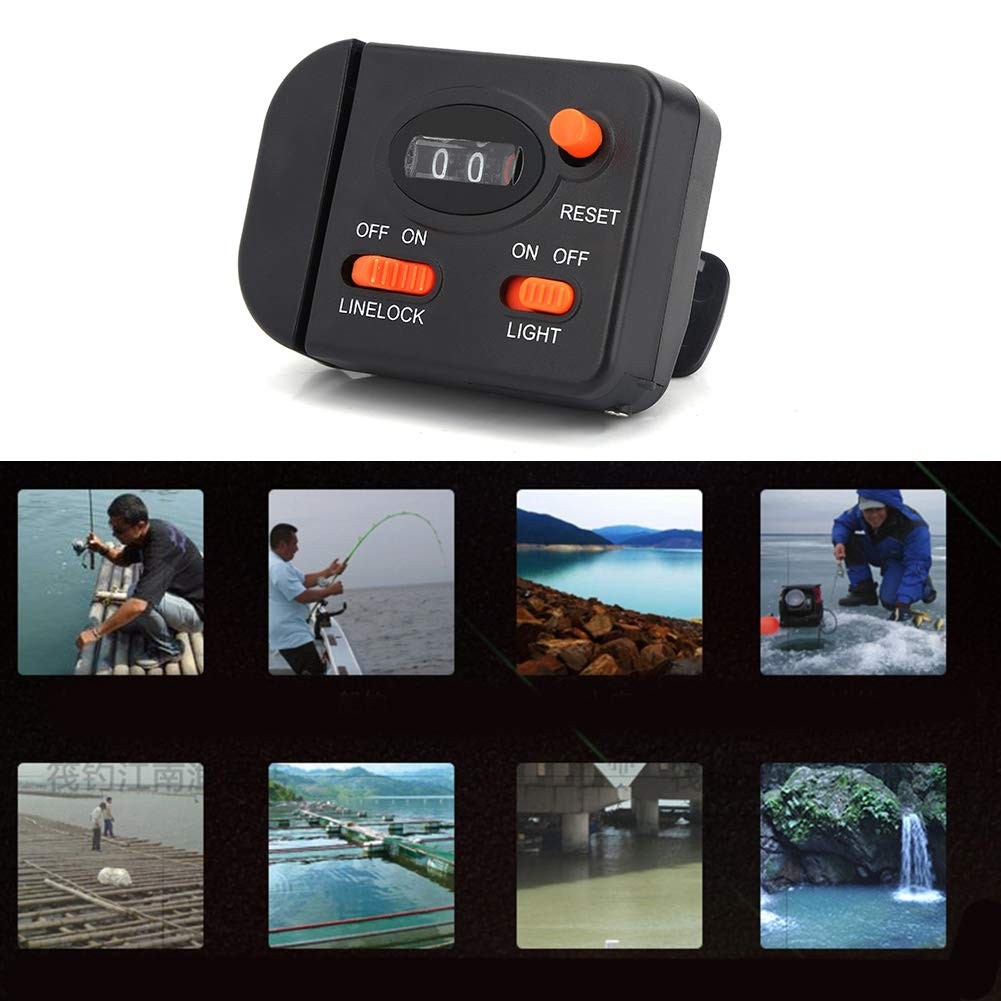 Digital Fishing Counter Clip On Fishing Line Counter Troll Device Tool