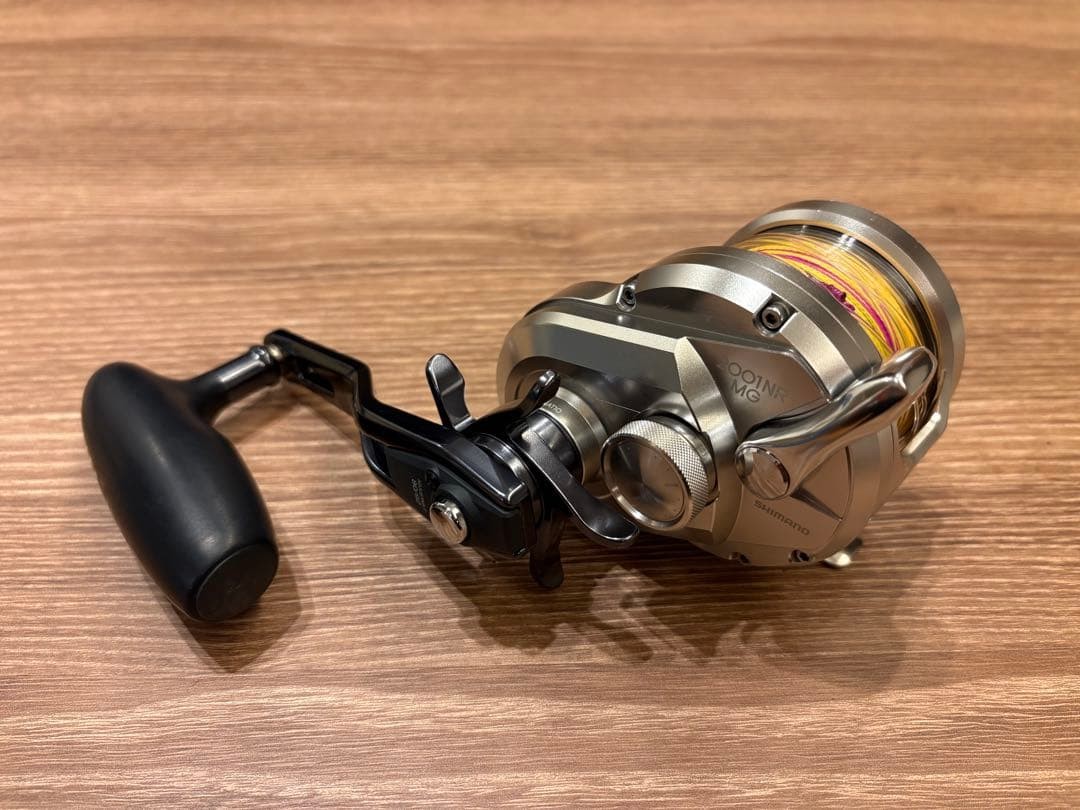 SHIMANO 21 Ocea Jigger 2001NRMG Left Handle Baitcasting Reel Used JDM Japan
