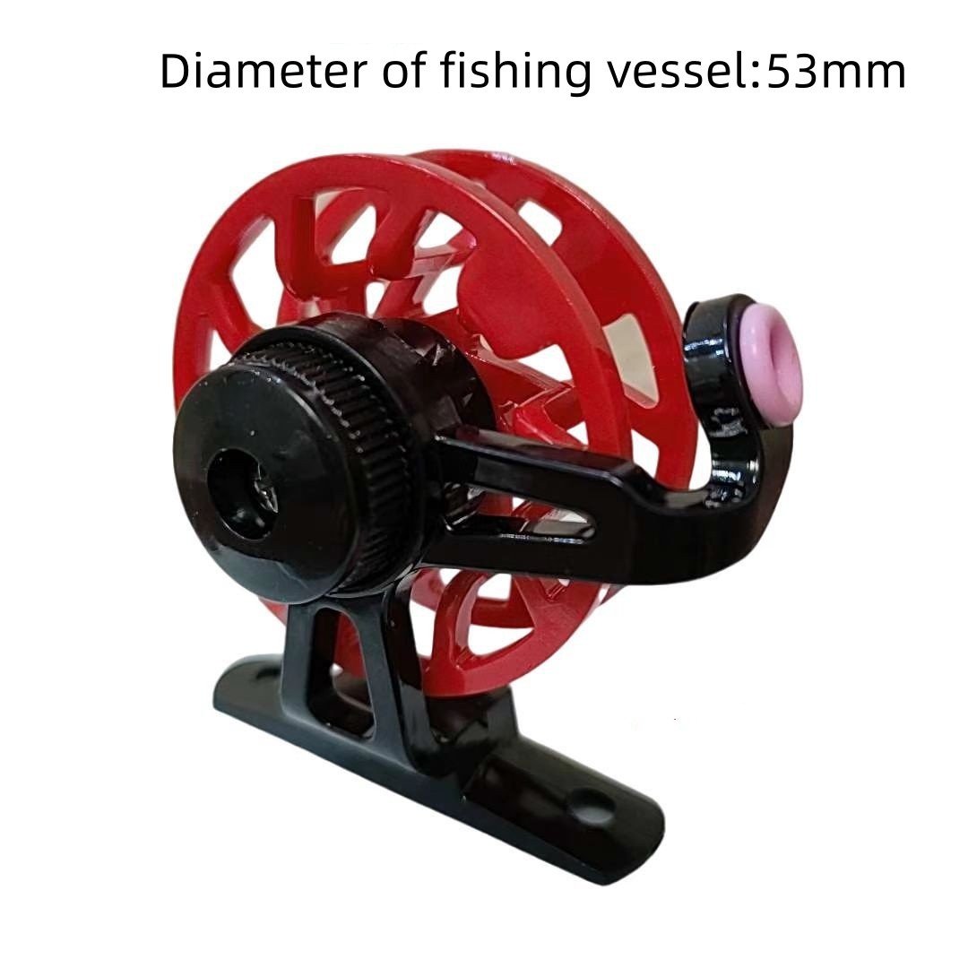 1PCS Ice fishing reel flying fishing reel with force relief fishing line reel
