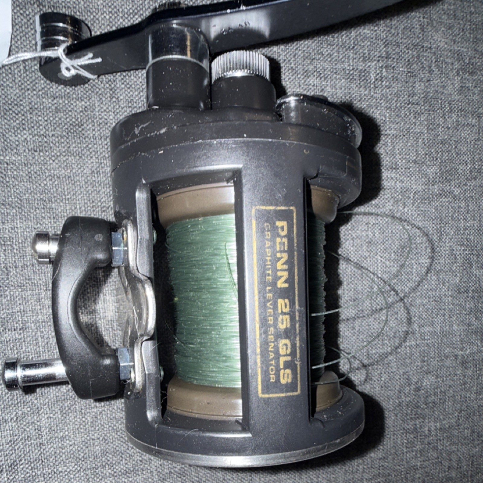 Penn 25 GLS Graphite Lever Drag Fishing Reel 4 Bearings 3.4:1 Black
