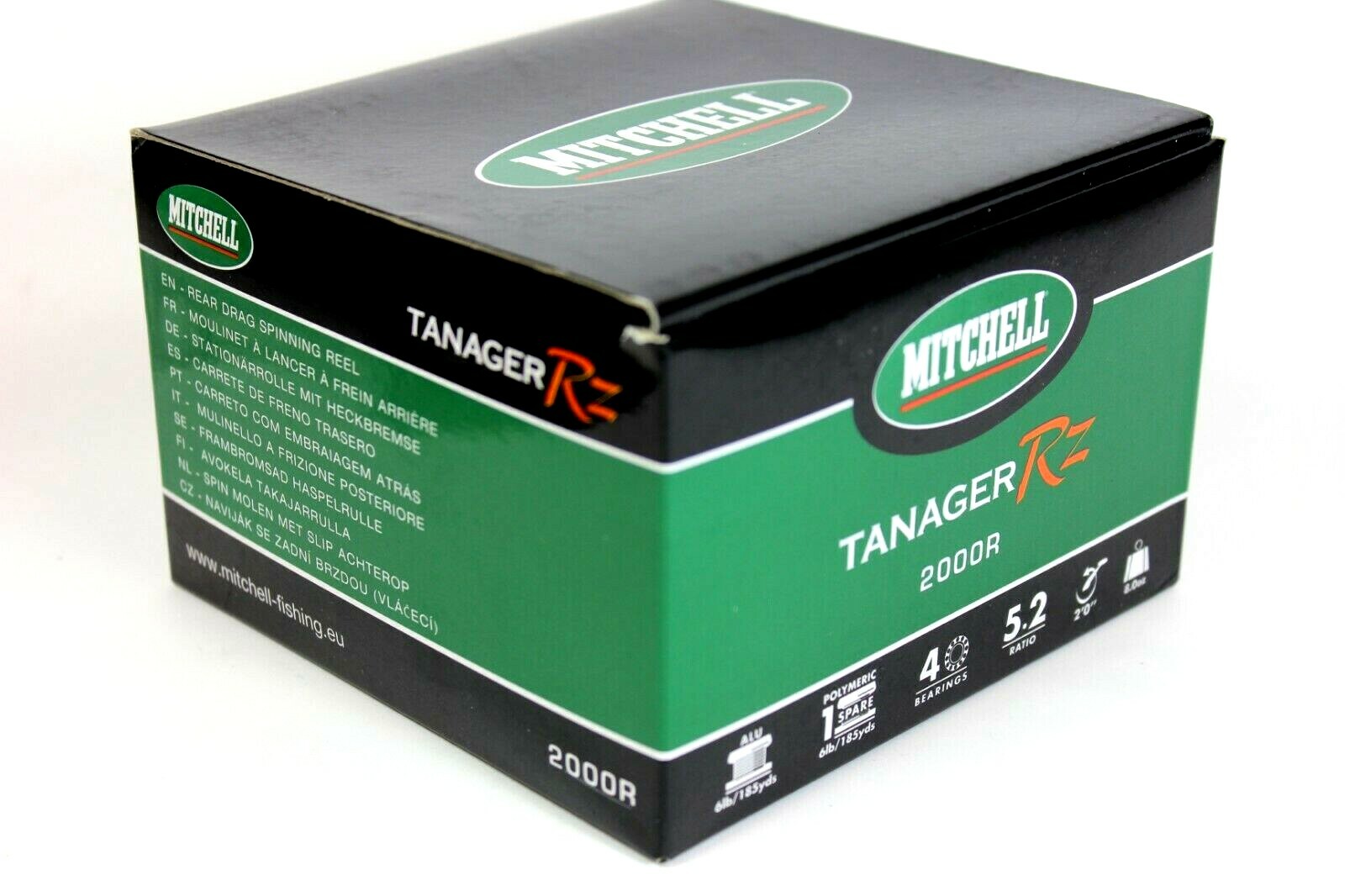 MITCHELL TANAGER RZ 2000R 5.2:1 GEAR RATIO 4 BEARINGS – REAR DRAG SPINNING REEL