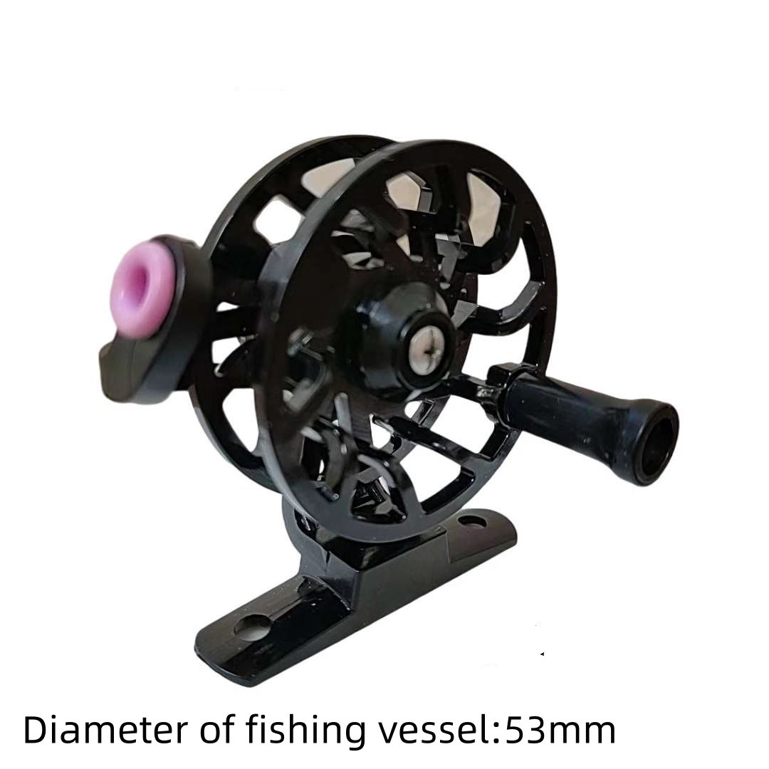 1PCS Ice fishing reel flying fishing reel with force relief fishing line reel