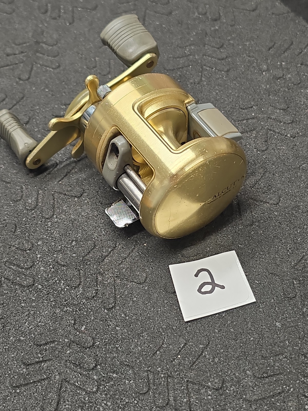 Vintage Shimano Calcutta 50 Gold Round Baitcasting Reel – Made In Japan #2