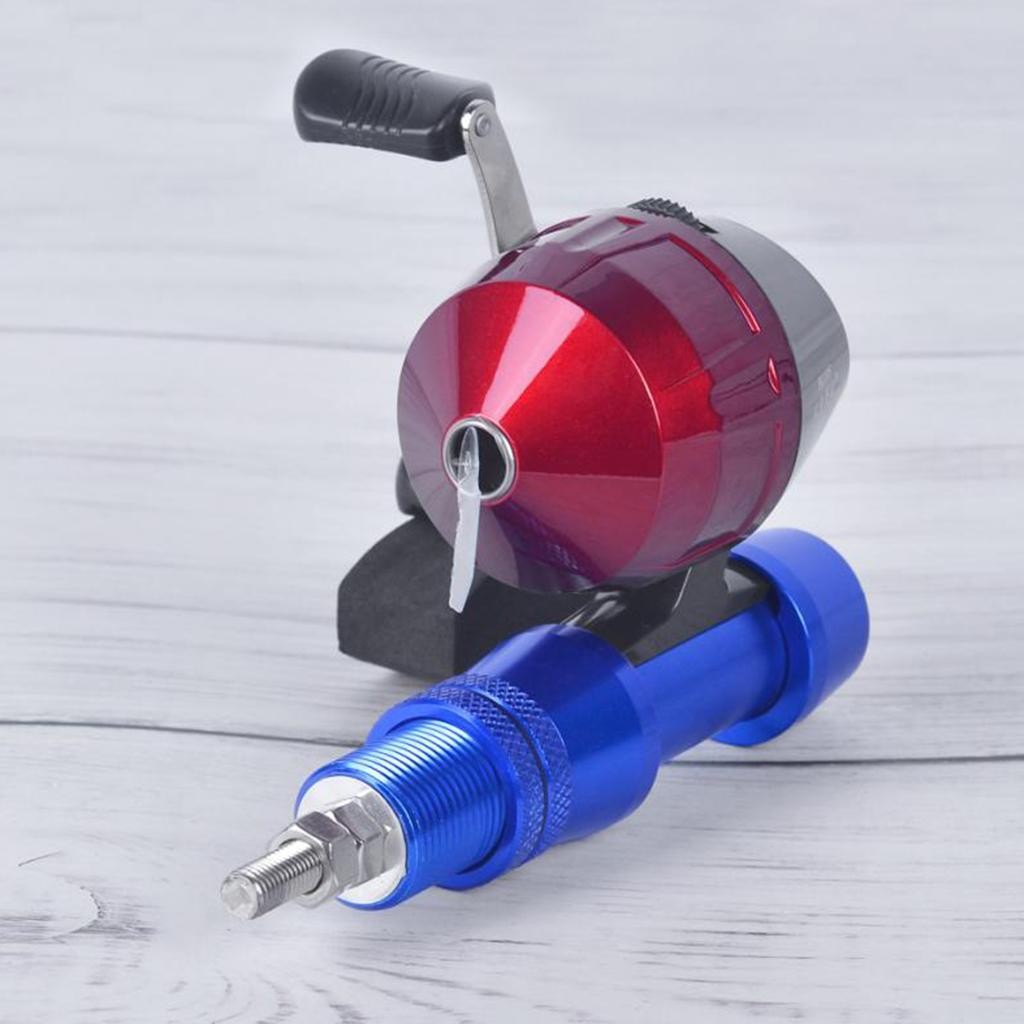 Alloy Fishing Reel 10LB/85YDS Gear Ratio 3.0: Right Hand Red