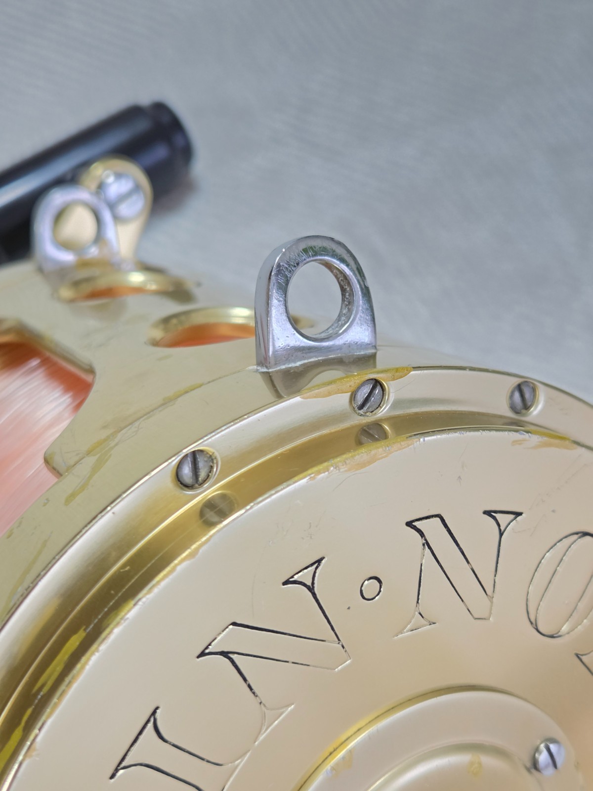 Fin Nor 12/0 2-Speed Trolling Big Game Fishing Reel Vintage Marlin Tuna 2348