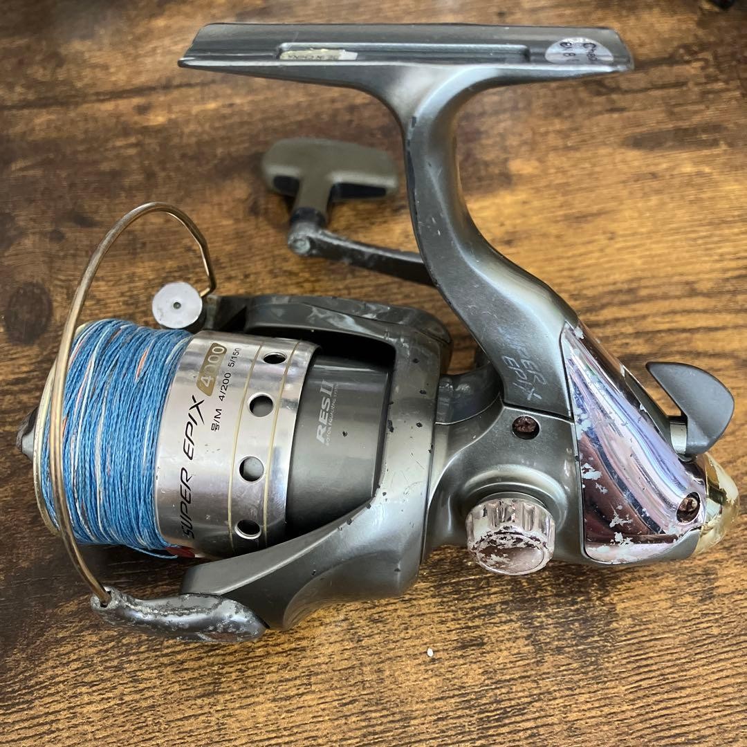Shimano Alpha Tackle Spinning Reels Set Used Salmon Fishing