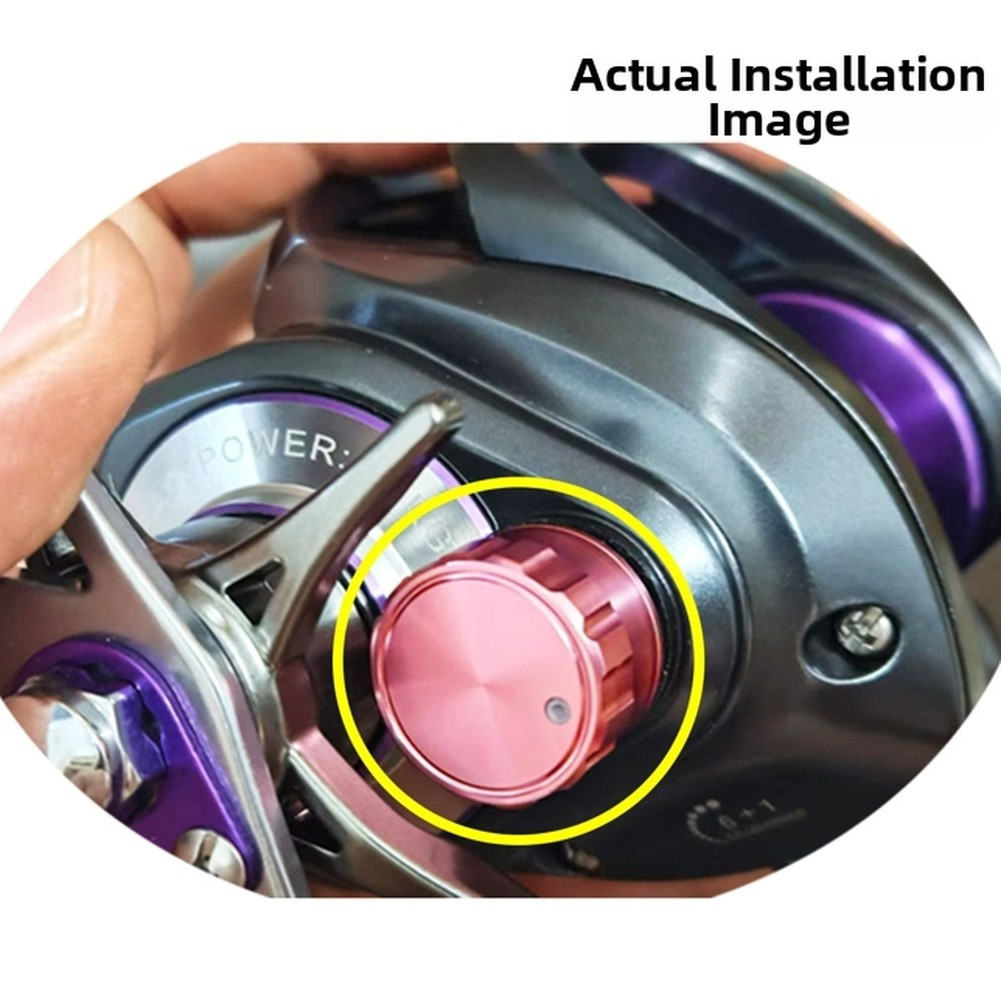 1pc CNC Machined Aluminum Fine Tuning Knob for Takuma P1 DC Baitcasting Reel