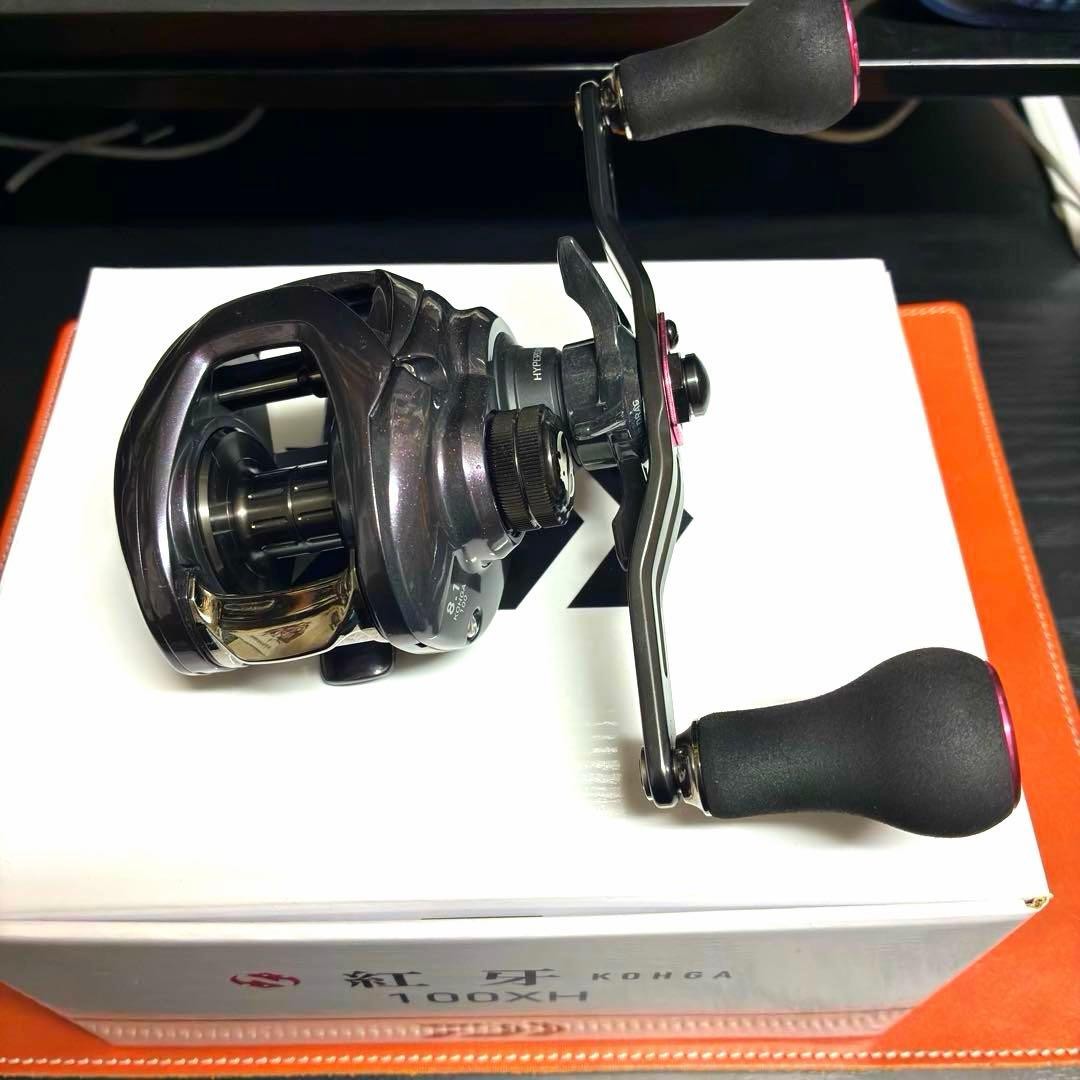DAIWA 23 Kogata 100XH Fishing Reel Excellent Condition 8.1 Gear Ratio