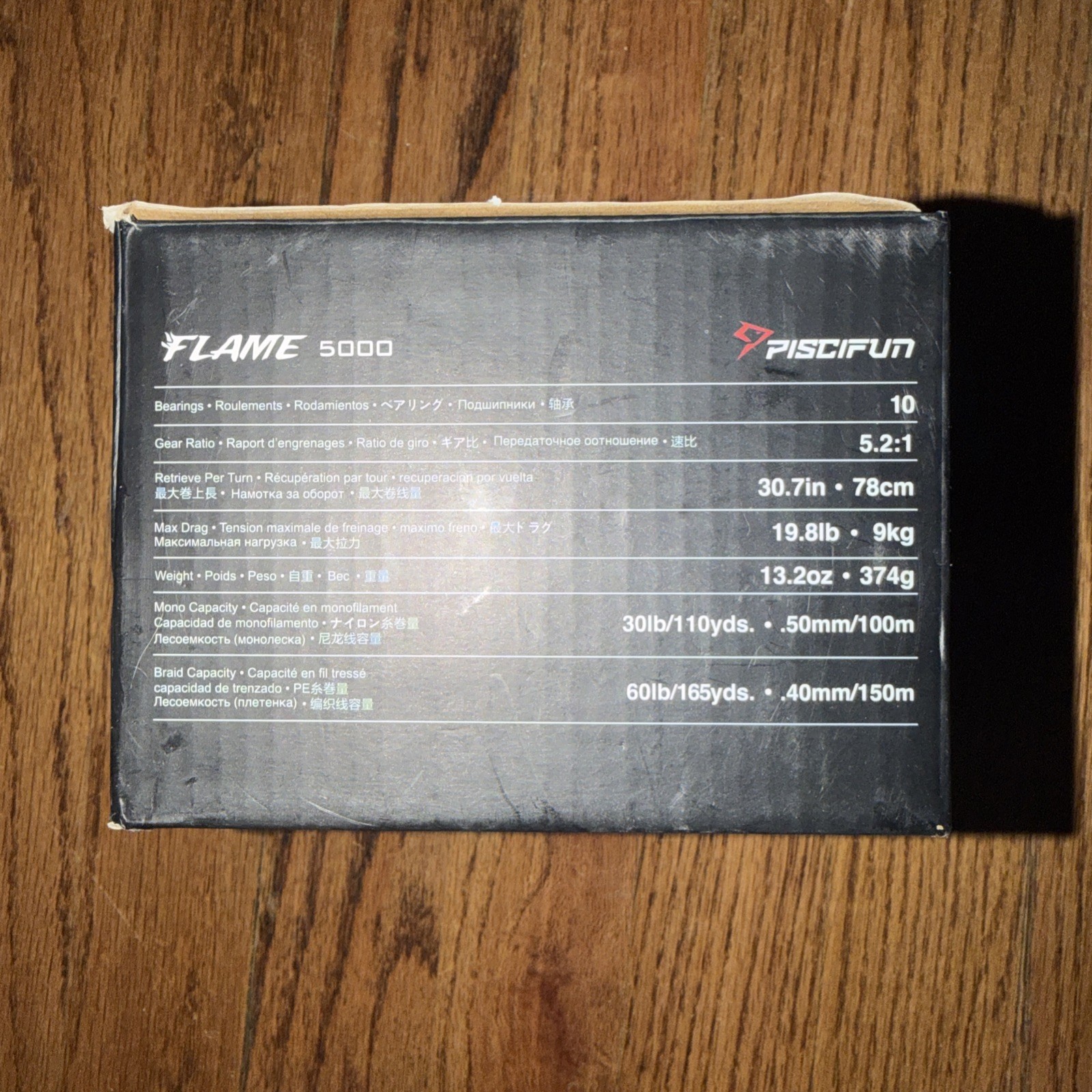 Piscifum Flame 5000 Spinning Fishing Reel New and Open Box