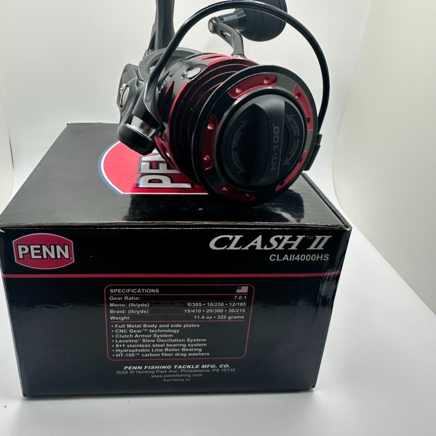 PENN Clash II 4000HS High Speed Spinning Reel CLAII4000HS Inshore Saltwater Reel